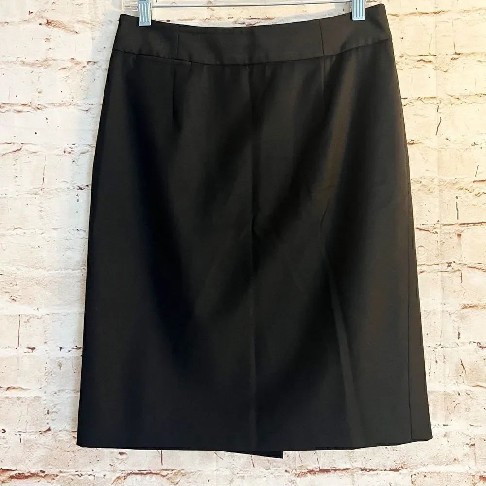 J. Crew vintage 2000 Y2K wool straight pencil skirt